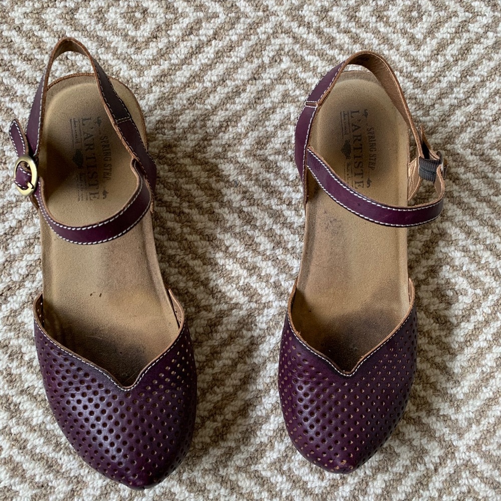 L’artiste Spring Step Mary Jane Sandals, size 39